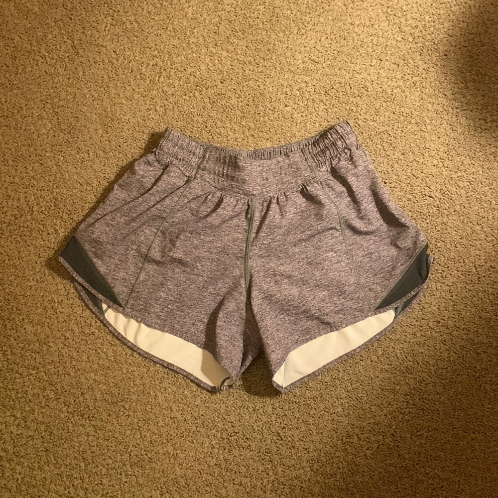 LULULEMON Hotty Hot Grey Shorts